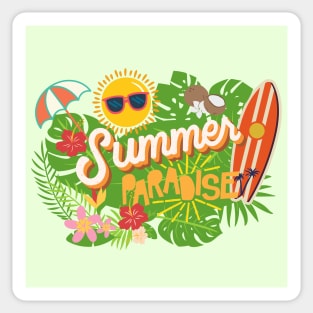 Summer Paradise Sticker